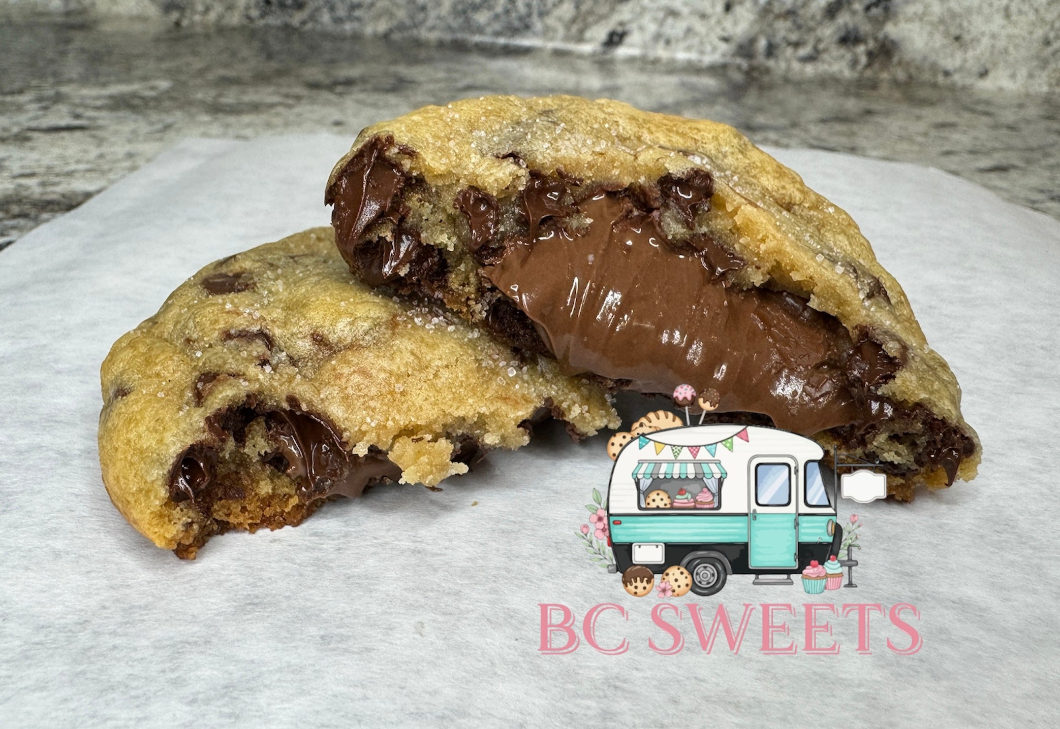 Nutella Stuffed Chocolate Chip